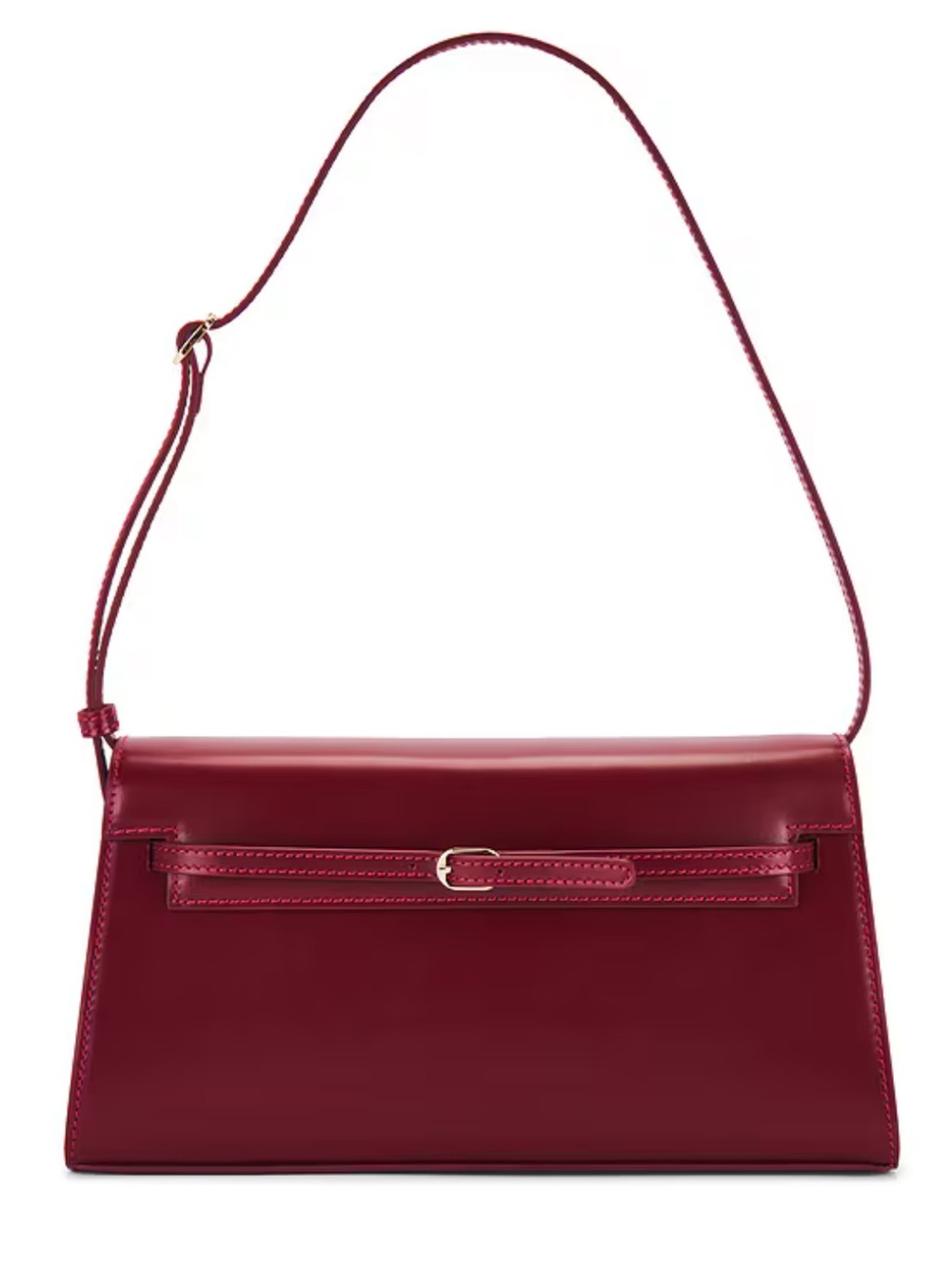 Verafied Shoulder Bag in Dark Cherry